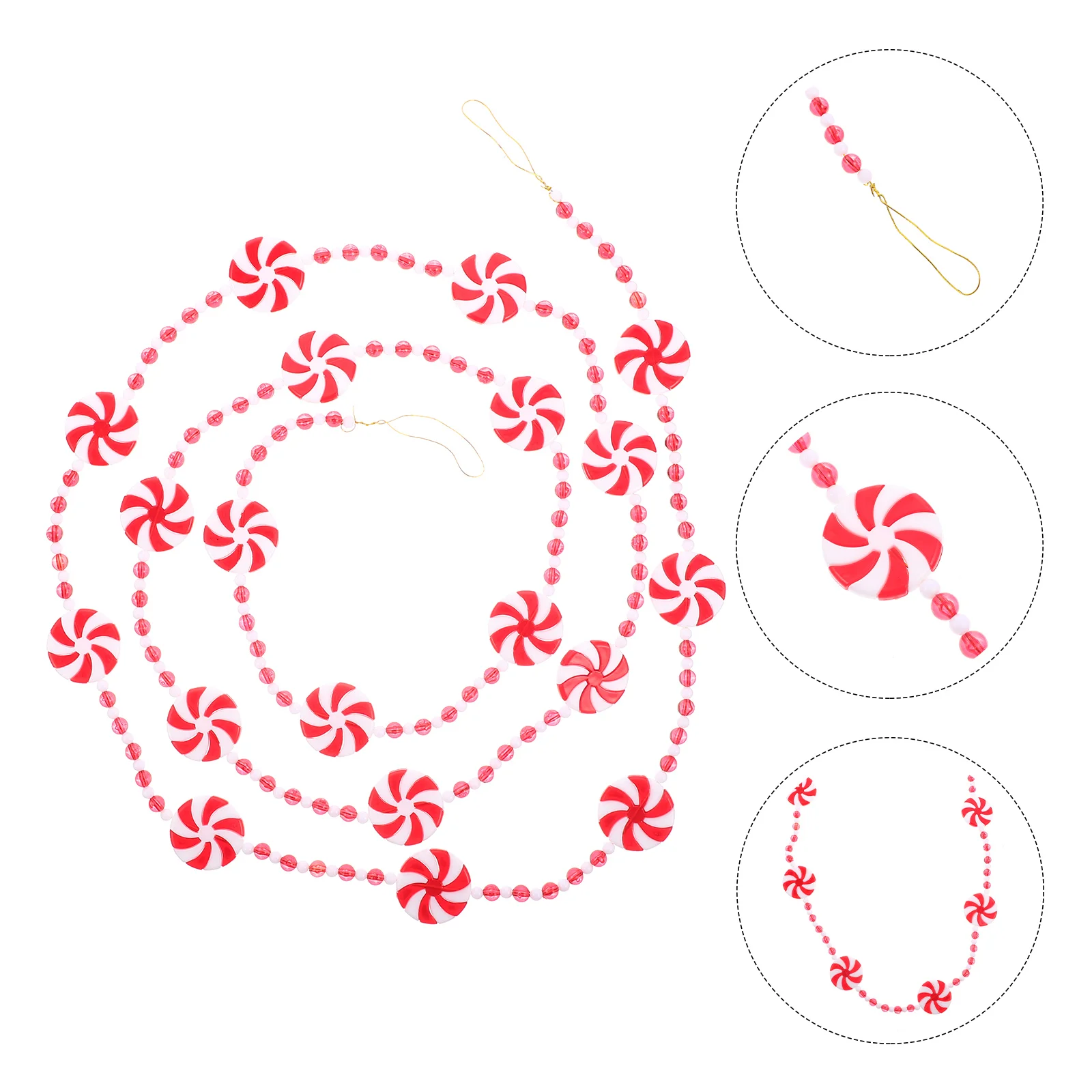 Christmas Candy Garland Tree Decorationshanging Decor Peppermint Ornamentsbeads Cane Pendantbead String Ornament Diy Decoration
Christmas Candy Garland Tree Decorationshanging Decor Peppermint Ornamentsbeads Cane Pendantbead String Ornament Diy Decoration