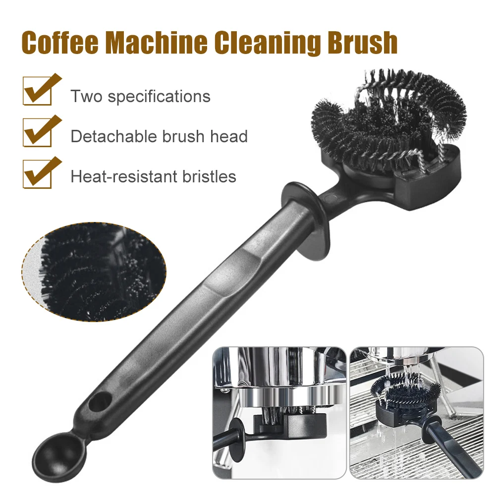 51/58mm Espresso Coffee Machine Cleaning Brush Replaceable Head Coffee Maker Cafe Grinder Cleaner Brewing Head Cleaning Tool
51/58mm Espresso Coffee Machine Cleaning Brush Replaceable Head Coffee Maker Cafe Grinder Cleaner Brewing Head Cleaning Tool