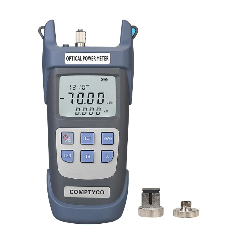 Fiber Cable Tester High Precision Optic Power Meter FC/SC/ST Universal Interface Fiber Optical Power Meter w/ LED Light
Fiber Cable Tester High Precision Optic Power Meter FC/SC/ST Universal Interface Fiber Optical Power Meter w/ LED Light