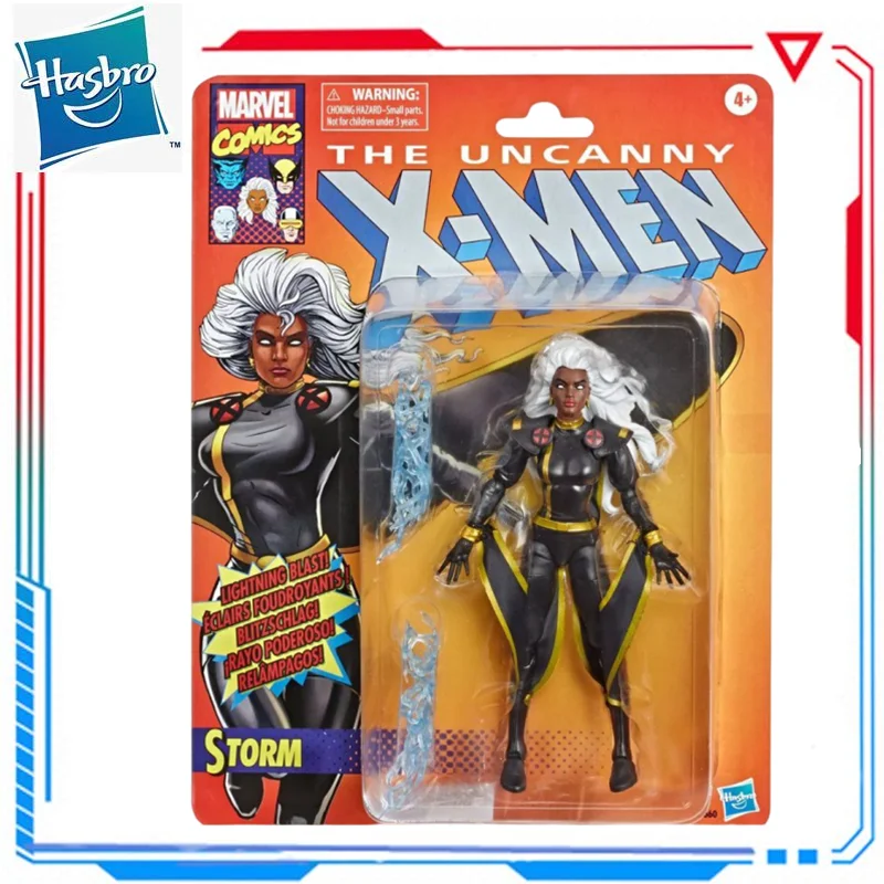 Original Hasbro X-Men Retro Black Storm 6-inch Articulated Movable Figures Collectible Model Toys Hand-me-downs
Original Hasbro X-Men Retro Black Storm 6-inch Articulated Movable Figures Collectible Model Toys Hand-me-downs