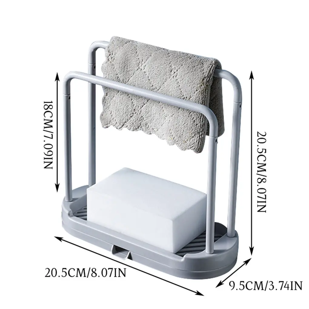 Vertical Drain Rack Sponge Rag Storage Shelf Kitchen Towel Cloth Organizer Plastic Drain Rack Kitchen Supplies 
Vertical Drain Rack Sponge Rag Storage Shelf Kitchen Towel Cloth Organizer Plastic Drain Rack Kitchen Supplies