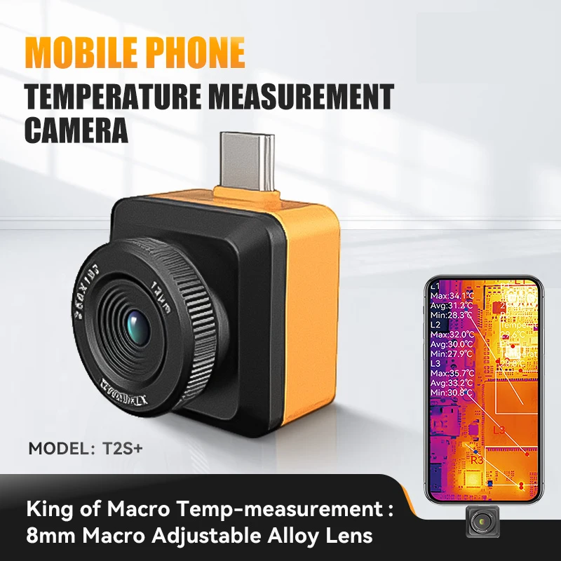 InfiRay Infrared Thermal Imager P2 T2S Plus Thermal Imaging Camera For Phone Construction Gas Leak Detector Industrial 256×192 R
InfiRay Infrared Thermal Imager P2 T2S Plus Thermal Imaging Camera For Phone Construction Gas Leak Detector Industrial 256×192 R