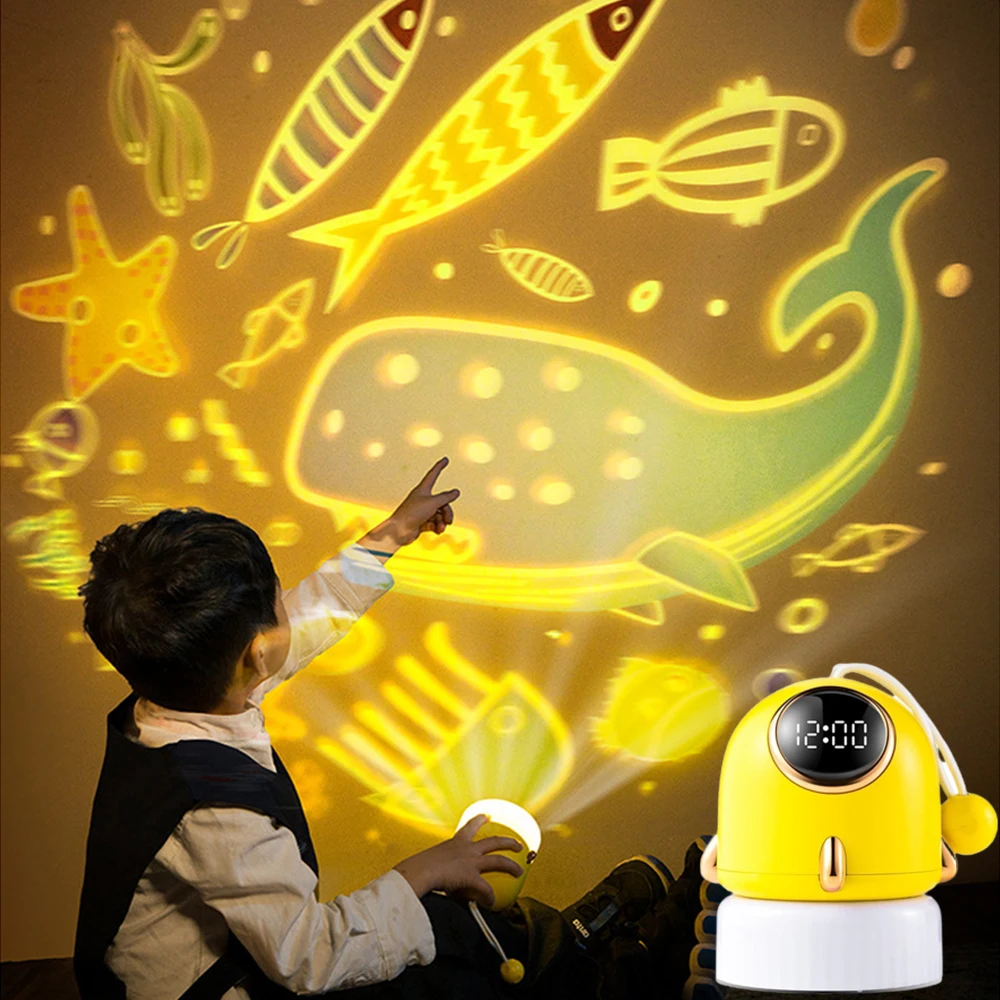 FTOYIN Galaxy Projector Clock Night Light Multifunction Portable Mini Led Lamps For Kids Bedroom Decor USB Countdown Proyector 
FTOYIN Galaxy Projector Clock Night Light Multifunction Portable Mini Led Lamps For Kids Bedroom Decor USB Countdown Proyector
