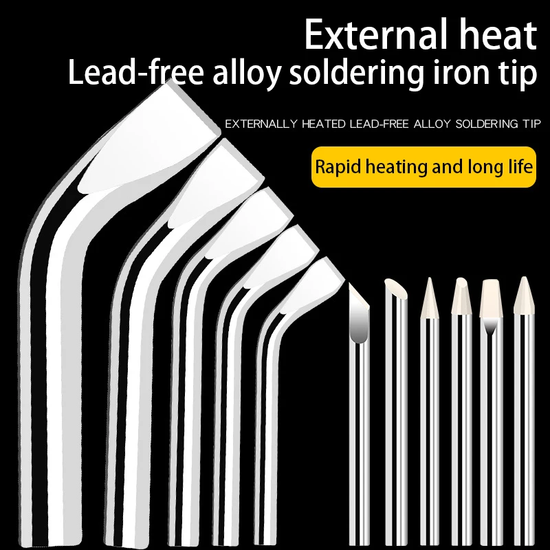 Lead free Soldering Iron Tip 30 40 60 80 100W for External Heat Soldering Irons Soldering Iron tip Copper Soldering Iron tip
Lead free Soldering Iron Tip 30 40 60 80 100W for External Heat Soldering Irons Soldering Iron tip Copper Soldering Iron tip