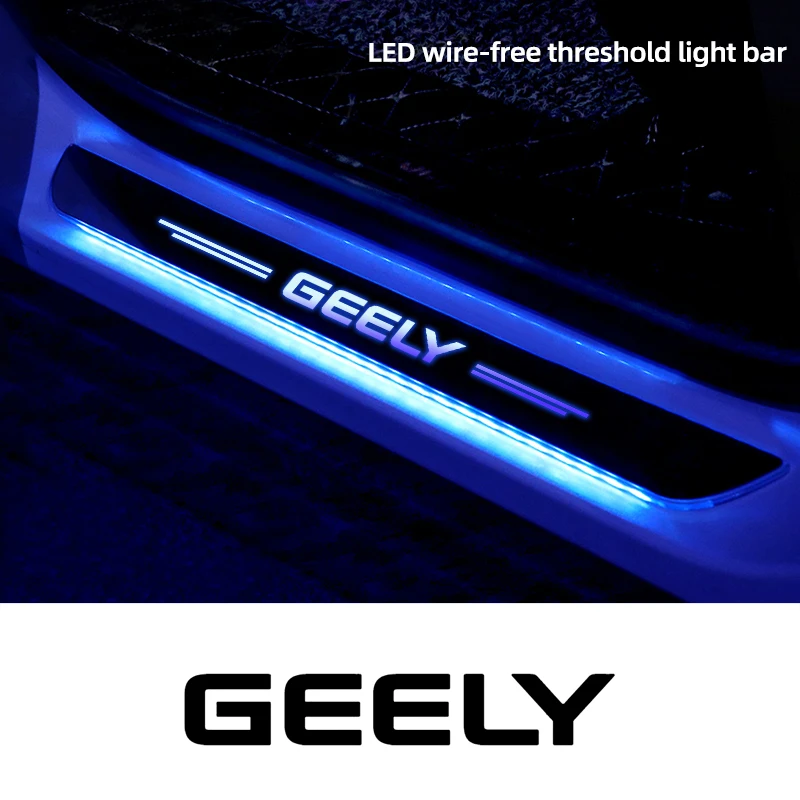 Fashion Custom Wireless LED Car Pedal Light Threshold Channel Wear Light For GEELY GC6 GC9 Geometry EMGRAND EC7 EC8 CK ATLAS GT
Fashion Custom Wireless LED Car Pedal Light Threshold Channel Wear Light For GEELY GC6 GC9 Geometry EMGRAND EC7 EC8 CK ATLAS GT