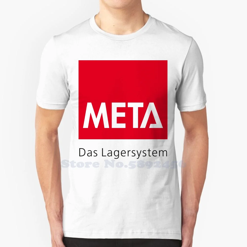 

Высококачественные футболки с логотипом бренда Meta Regalbau 2023, модная футболка, новая футболка с графическим рисунком