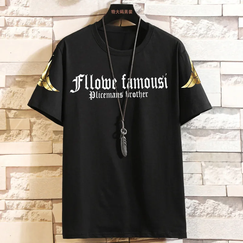 Новая летняя мужская рубашка больших размеров 12XL Fat Brother 185 кг футболка с круглым