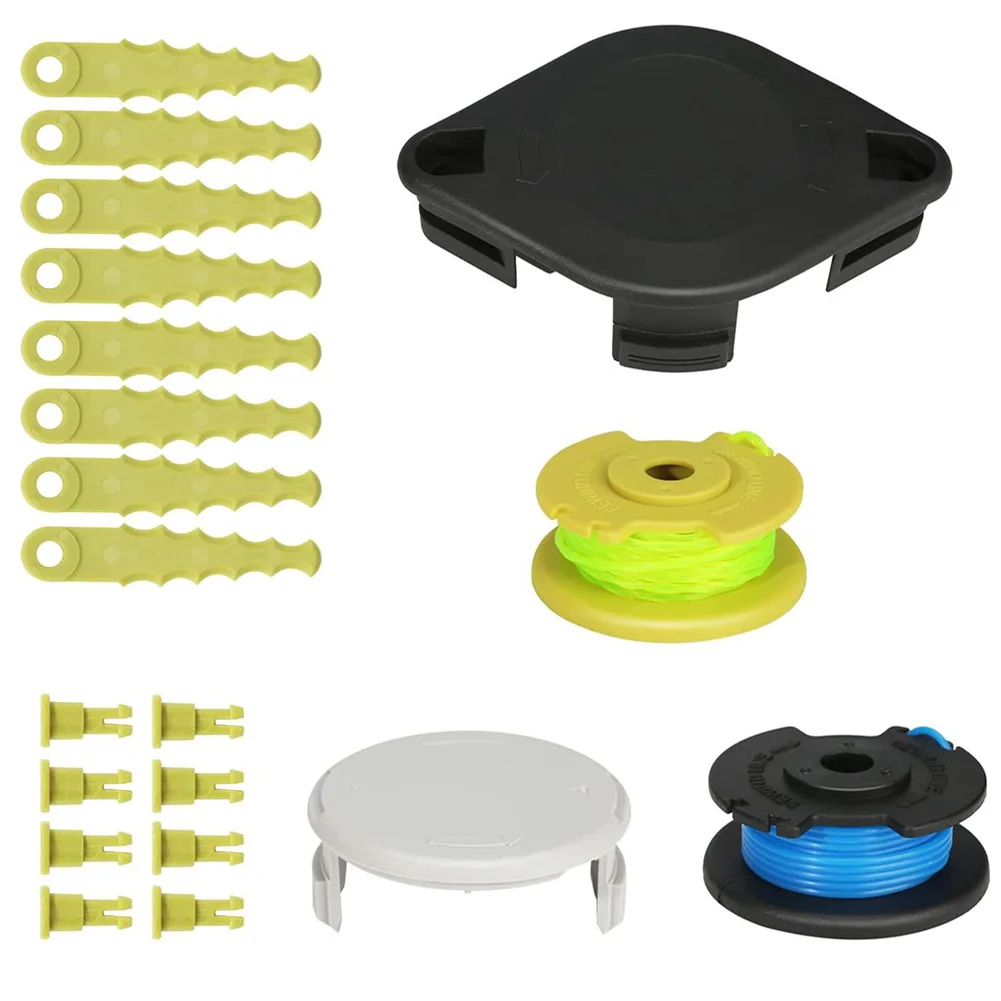 ACFHRL2 Bladed Trimmer Head 8 Quickload Blades Spool Line Spool Cap For Ryobi Grass Trimmer Lawn Mower Accessories
ACFHRL2 Bladed Trimmer Head 8 Quickload Blades Spool Line Spool Cap For Ryobi Grass Trimmer Lawn Mower Accessories