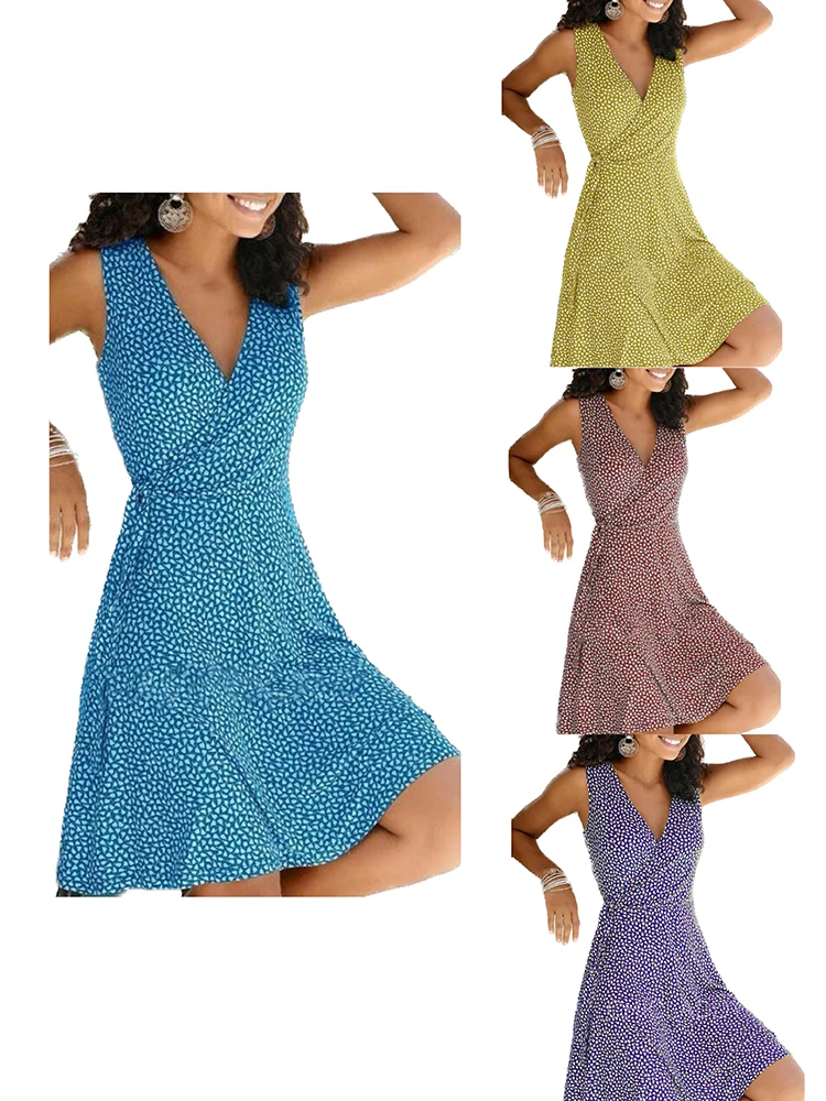 YRRETY Women Vest Geometric Printed Dresses V-neck Casual Street Style A-Line Vintage Sleeveless Dress Summer Lady Vestidos
YRRETY Women Vest Geometric Printed Dresses V-neck Casual Street Style A-Line Vintage Sleeveless Dress Summer Lady Vestidos