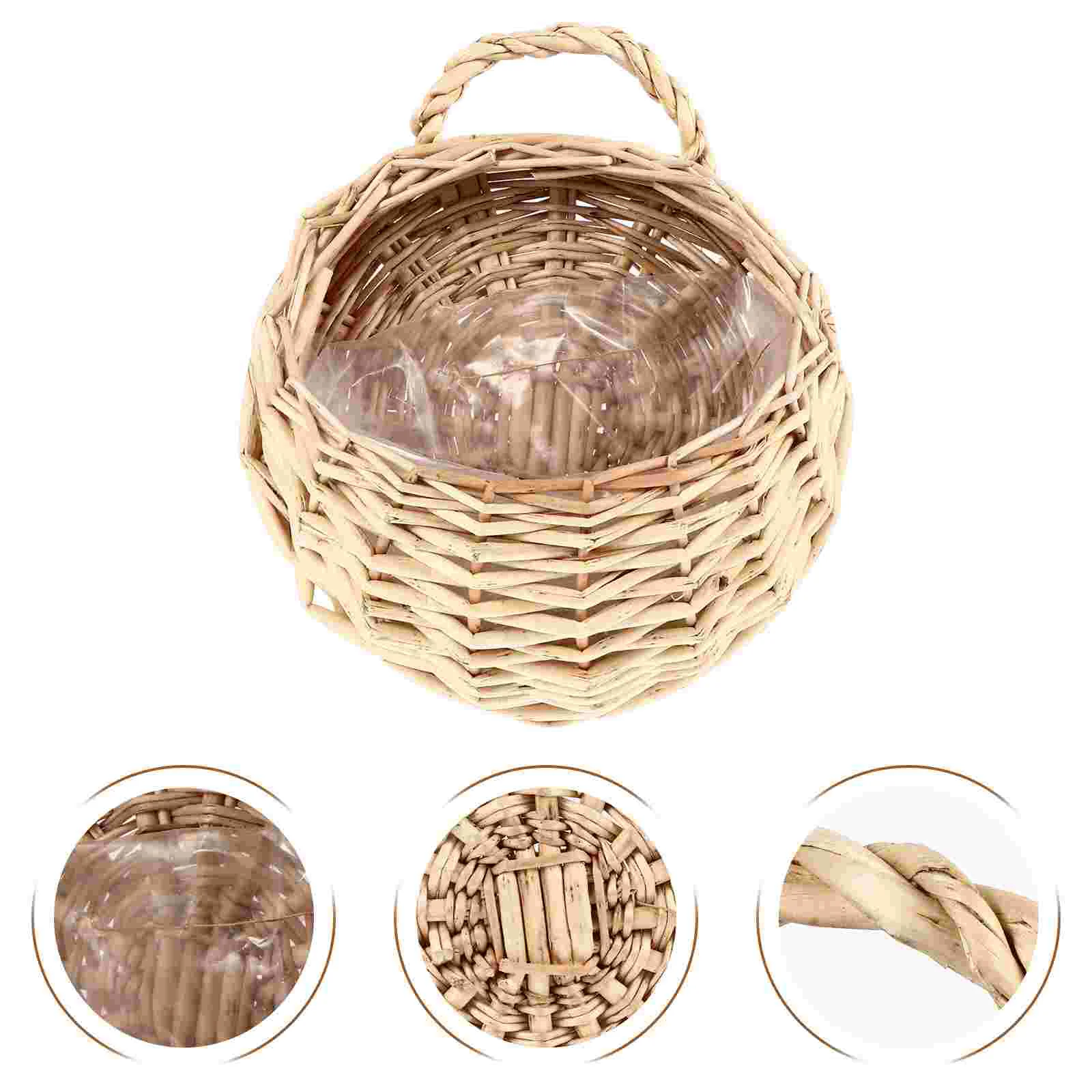 Basket Hangingflower Woven Planter Rattan Pot Wall Baskets Holders Wicker Seagrass Pots Storage Mounted Holder Indoor Flowerpot
Basket Hangingflower Woven Planter Rattan Pot Wall Baskets Holders Wicker Seagrass Pots Storage Mounted Holder Indoor Flowerpot