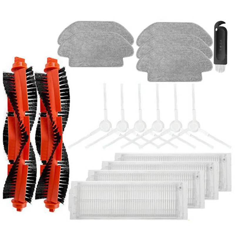 A06I 18PCS Competible For Xiaomi Mi Robot Vacuum Mop Pro P Cleaning Robot STYTJ02YM,Main Side Brush Hepa Filter Mop
A06I 18PCS Competible For Xiaomi Mi Robot Vacuum Mop Pro P Cleaning Robot STYTJ02YM,Main Side Brush Hepa Filter Mop