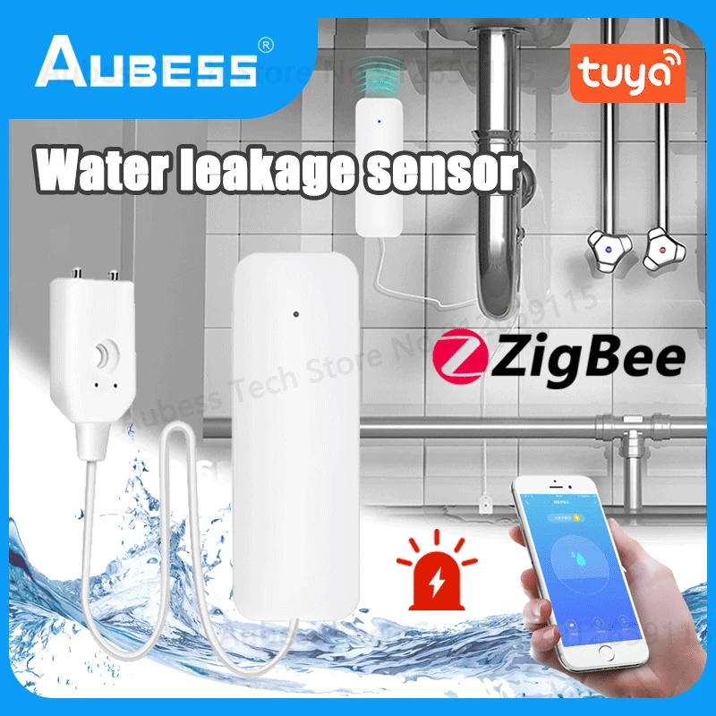 Датчик утечки воды AUBESS ZigBee, датчик утечки воды Tuya для умного дома, система оповещения о протечках, детектор протечек
Датчик утечки воды AUBESS ZigBee, датчик утечки воды Tuya для умного дома, система оповещения о протечках, детектор протечек