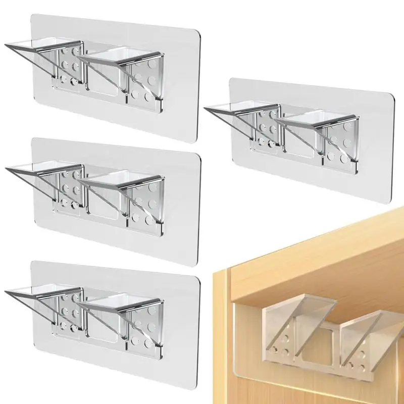 Self Adhesive Shelf Support Cupboard Wardrobe Shelf Strong Hook Divider Plate Hold Self-Adhesive Cabinet Partition Separat Stick
Self Adhesive Shelf Support Cupboard Wardrobe Shelf Strong Hook Divider Plate Hold Self-Adhesive Cabinet Partition Separat Stick