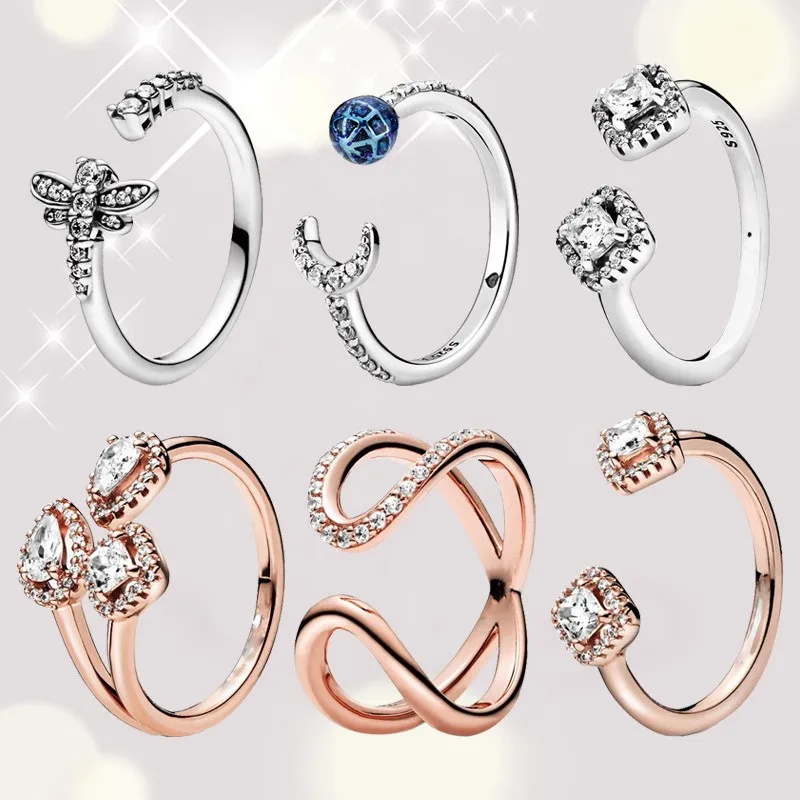 Authentic 925 Sterling Silver Sparkle Square Opening Cz Ring For Women's Engagement Jewelry Anniversary
Authentic 925 Sterling Silver Sparkle Square Opening Cz Ring For Women's Engagement Jewelry Anniversary