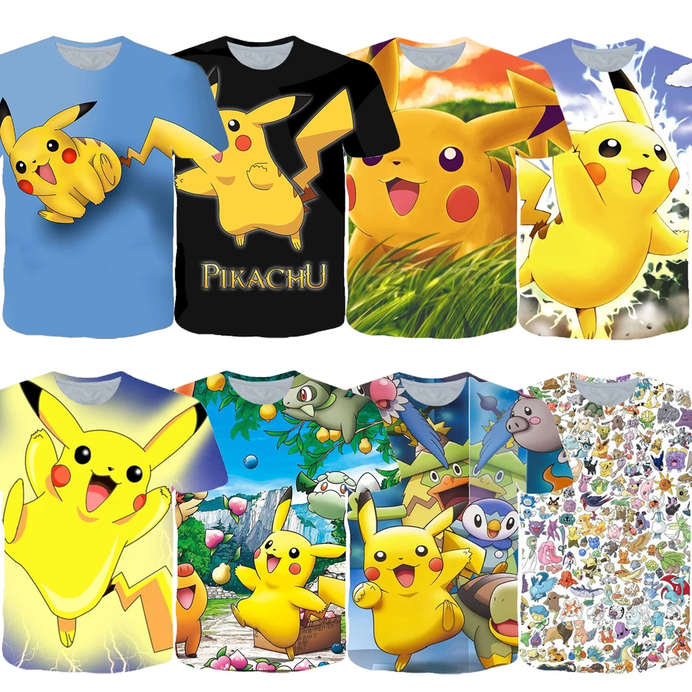 Pokemon Kids Baby T-shirts Pikachu Squirtle Ash Number Cartoon T Shirt Boys Girls Toddler Short Sleeve Tees Birthday Gifts
Pokemon Kids Baby T-shirts Pikachu Squirtle Ash Number Cartoon T Shirt Boys Girls Toddler Short Sleeve Tees Birthday Gifts