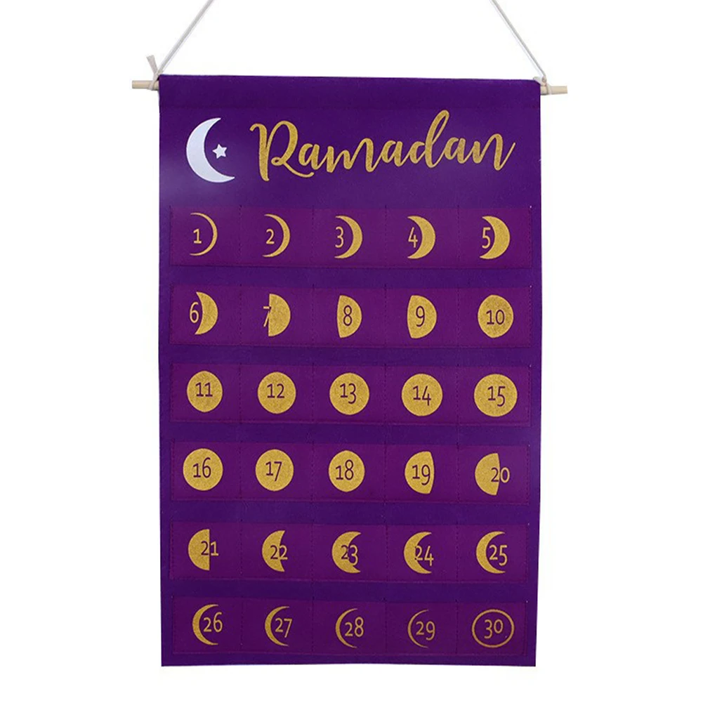 Eid Ramadan Mubarak Felt Advent Calendar Hanging Countdown Muslim 2022 for Kids Gifts Muslim Islamic Party Decorations
Eid Ramadan Mubarak Felt Advent Calendar Hanging Countdown Muslim 2022 for Kids Gifts Muslim Islamic Party Decorations