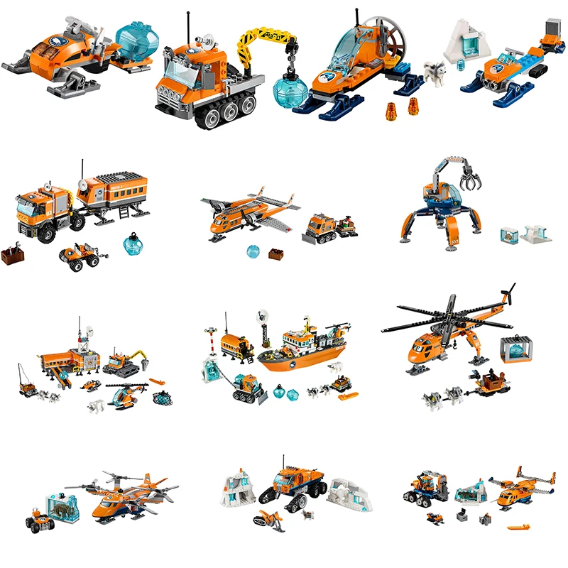 Arctic Building Blocks Snowmobile Ice Crawler Base Model Bricks for Kids Best Creative Educational Toys Gift
Arctic Building Blocks Snowmobile Ice Crawler Base Model Bricks for Kids Best Creative Educational Toys Gift