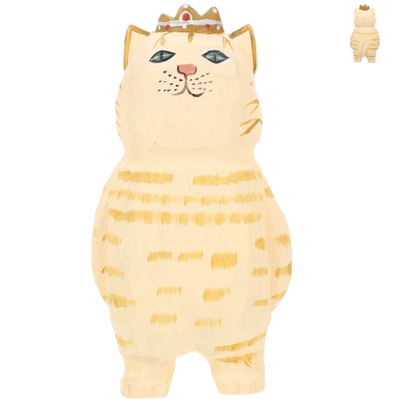 Animal Cat Wooden Kitten Sculpture Ornament Carving Carved Statue Decoration Figurines Toppers Cute Dashboard Car Desktop
Animal Cat Wooden Kitten Sculpture Ornament Carving Carved Statue Decoration Figurines Toppers Cute Dashboard Car Desktop