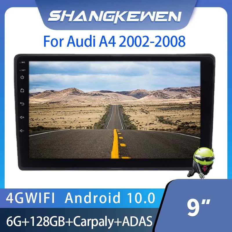 Car Radio 9 Inches 2Din 1080P Car Multimedia Video Player For Audi A4 2002-2008 Android 10.0 CarPlay Universal Stereo Radio GPS
Car Radio 9 Inches 2Din 1080P Car Multimedia Video Player For Audi A4 2002-2008 Android 10.0 CarPlay Universal Stereo Radio GPS