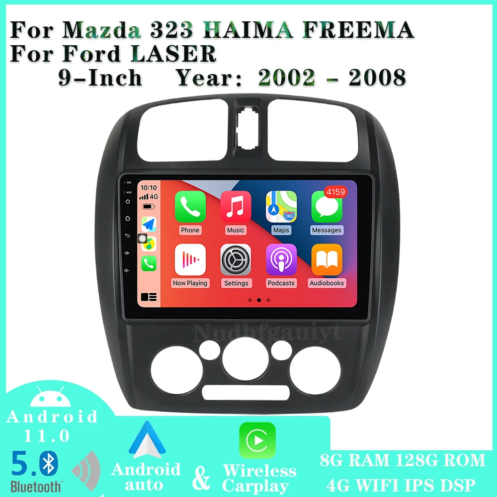 Android 11 Car Stereo For MAZDA 323 HAIMA FREEMA For FORD LASER 2002-2008 Car Video Bluetooth Multimedia Player GPS Navi Carplay
Android 11 Car Stereo For MAZDA 323 HAIMA FREEMA For FORD LASER 2002-2008 Car Video Bluetooth Multimedia Player GPS Navi Carplay