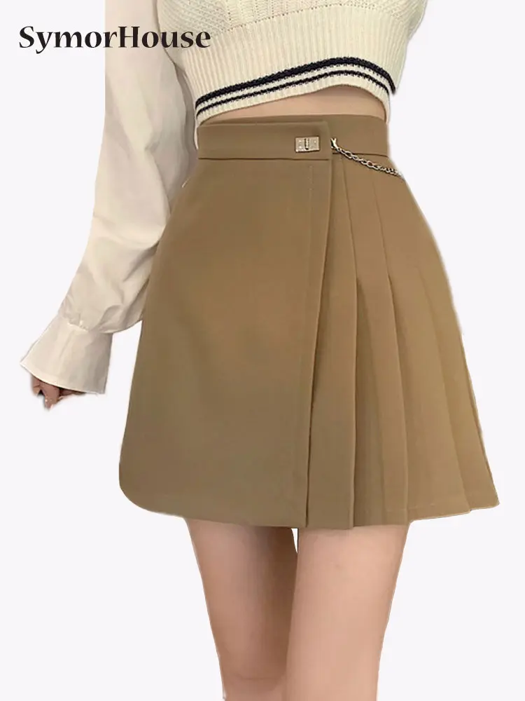 Korean Style High Waist Slim Mini A-line Skirts Women New Spring Summer Streetwear Fashion Black Pleated Skirt Female Autumn
Korean Style High Waist Slim Mini A-line Skirts Women New Spring Summer Streetwear Fashion Black Pleated Skirt Female Autumn