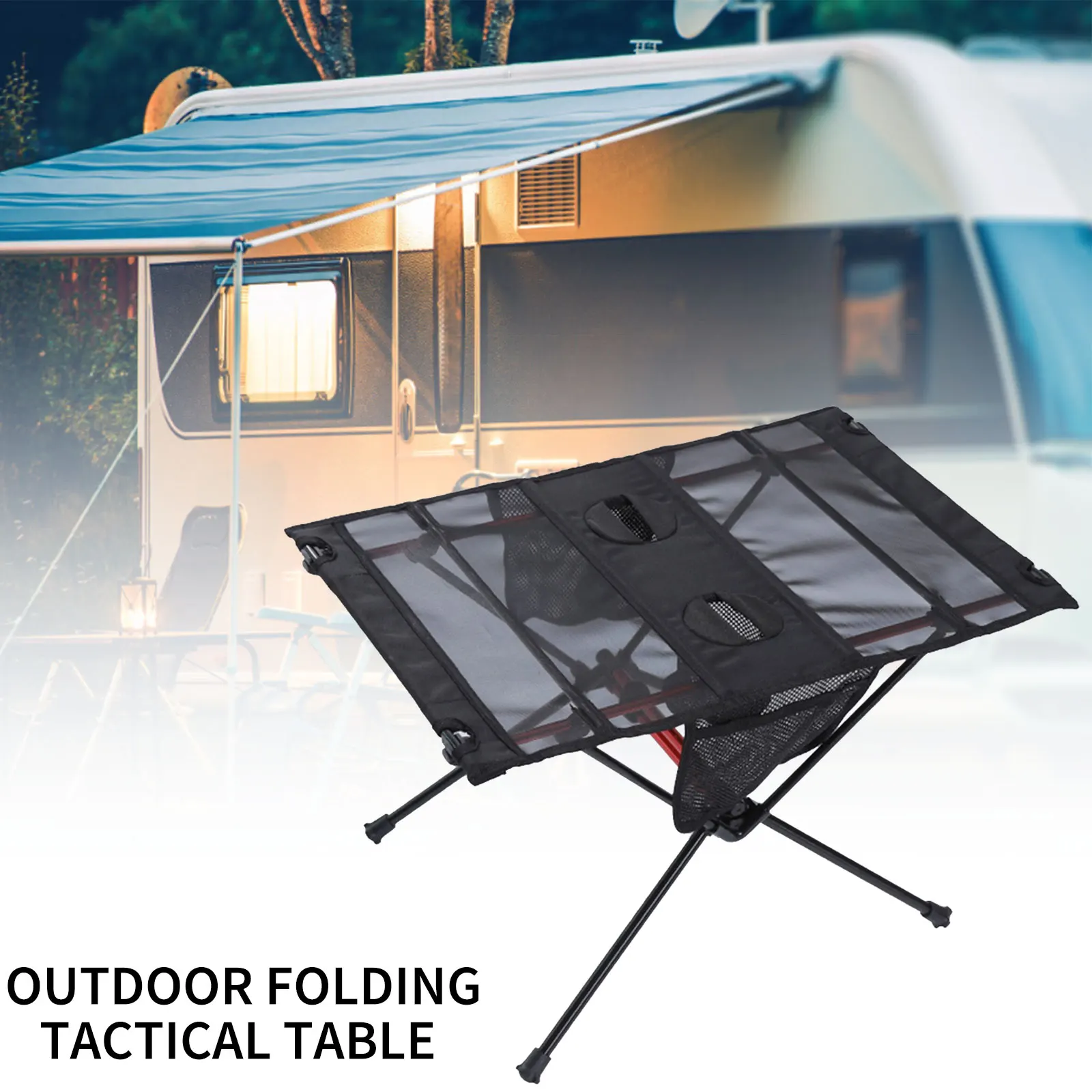Outdoor Camping Table with Mesh Storage Bag Lightweight Portable Fordable Desk Beach Travel BBQ Picnic Fishing Camping Table
Outdoor Camping Table with Mesh Storage Bag Lightweight Portable Fordable Desk Beach Travel BBQ Picnic Fishing Camping Table