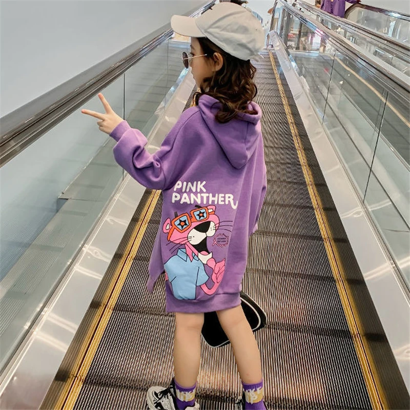 

Kids Overcoat Outwear Teenager Wedding Party Dress High Qualit Cartoons Spring Autumn Tops Hoodies Girls Sweatshirts Jacket Coat