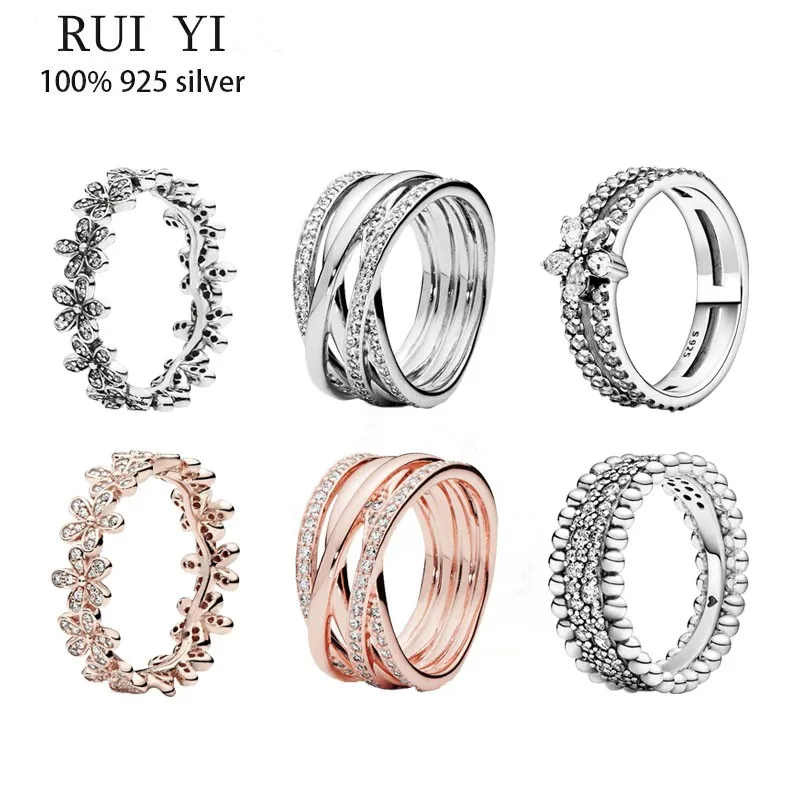 Hot Sale Fit Original Real 100% 925 Sterling Silver Pan Ring For Women Wedding Couple Rings Temperament Luxury Diy Jewelry
Hot Sale Fit Original Real 100% 925 Sterling Silver Pan Ring For Women Wedding Couple Rings Temperament Luxury Diy Jewelry