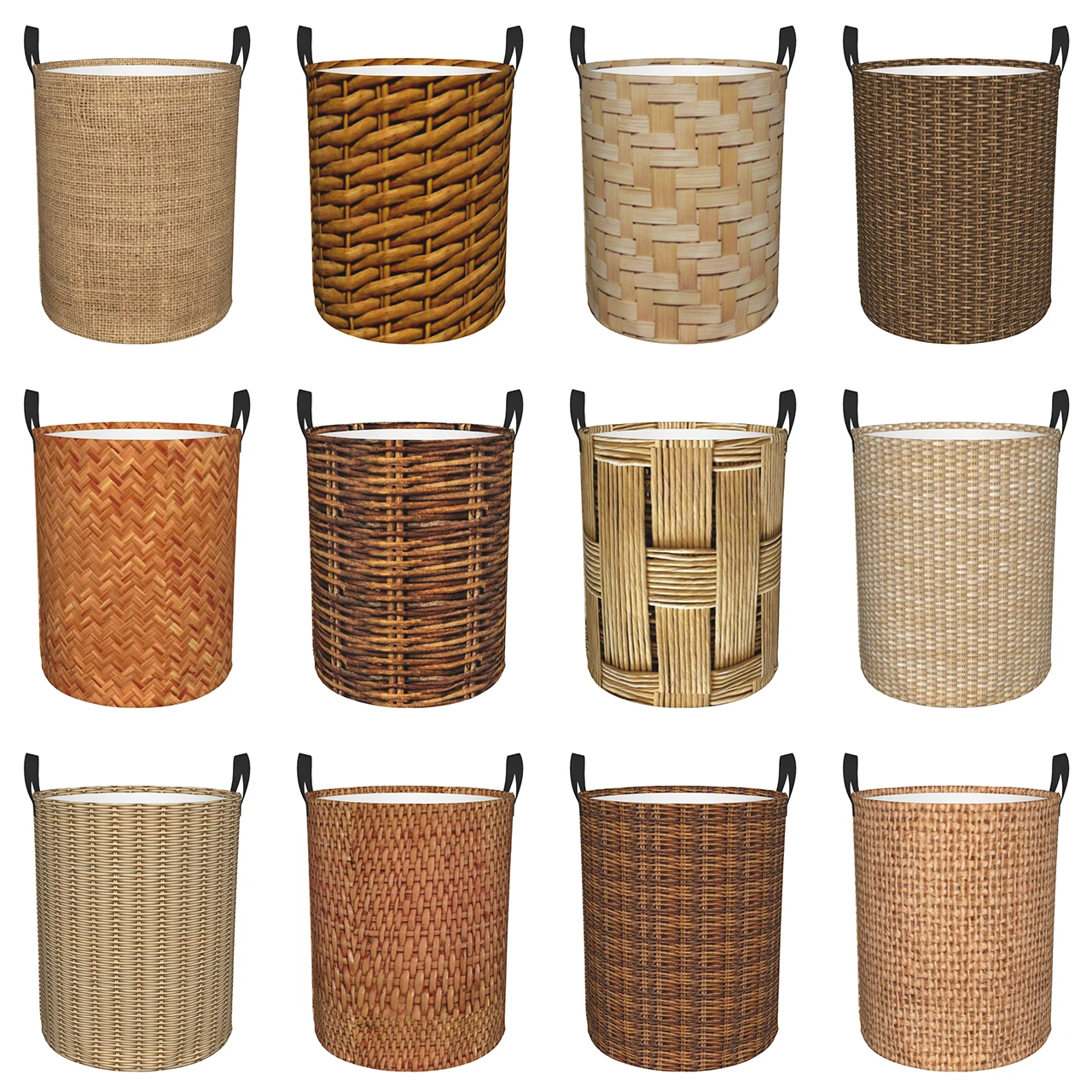 Braided Rattan Wood Wicker Oxford Cloth Laundry Baskets Dirty Clothes Sundries Storage Basket Home Organizer Waterproof Hamper
Braided Rattan Wood Wicker Oxford Cloth Laundry Baskets Dirty Clothes Sundries Storage Basket Home Organizer Waterproof Hamper