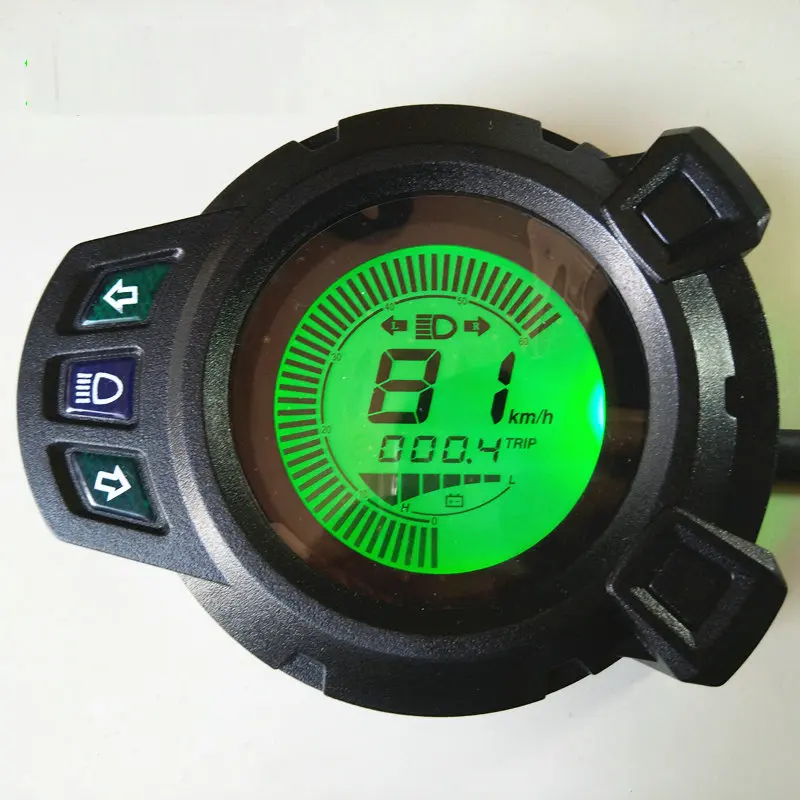 Speedometer Electric Bike Scooter LCD Display 48v60v72v84v96v+Speed Battery Indicator Turning Signal GREEN ORANGE COLOR Gauge
Speedometer Electric Bike Scooter LCD Display 48v60v72v84v96v+Speed Battery Indicator Turning Signal GREEN ORANGE COLOR Gauge