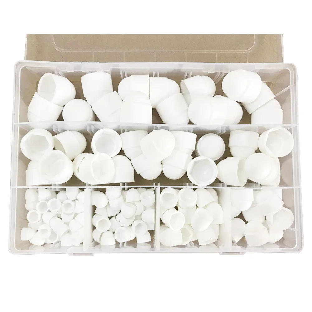145pcs With Box Assorted Size Durable Protective Caps Dome Nut Cover Combined Screw Portable Exposed Hex Bolt Against Weather
145pcs With Box Assorted Size Durable Protective Caps Dome Nut Cover Combined Screw Portable Exposed Hex Bolt Against Weather