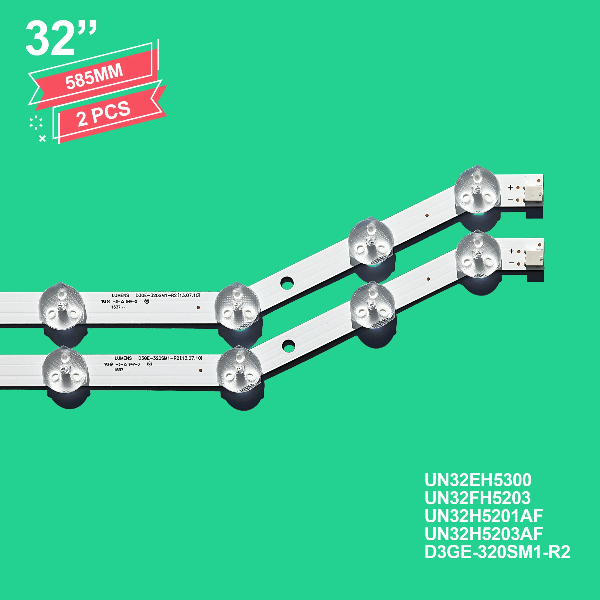 2PCS new 12LED STRIP D3GE-320SM1-R2 9light 12light D3GE-320SM0-R2 LM41-00001R for 2013SVS32 BN96-35204A BN96-28763A
2PCS new 12LED STRIP D3GE-320SM1-R2 9light 12light D3GE-320SM0-R2 LM41-00001R for 2013SVS32 BN96-35204A BN96-28763A