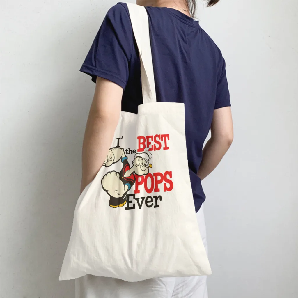 I'm The Best Pops EverHandbag Popeye The Sailor American Cartoon Anime Comic Movie Shoulder Bag Pocket Shopper HandBag Tote Bag
I'm The Best Pops EverHandbag Popeye The Sailor American Cartoon Anime Comic Movie Shoulder Bag Pocket Shopper HandBag Tote Bag
