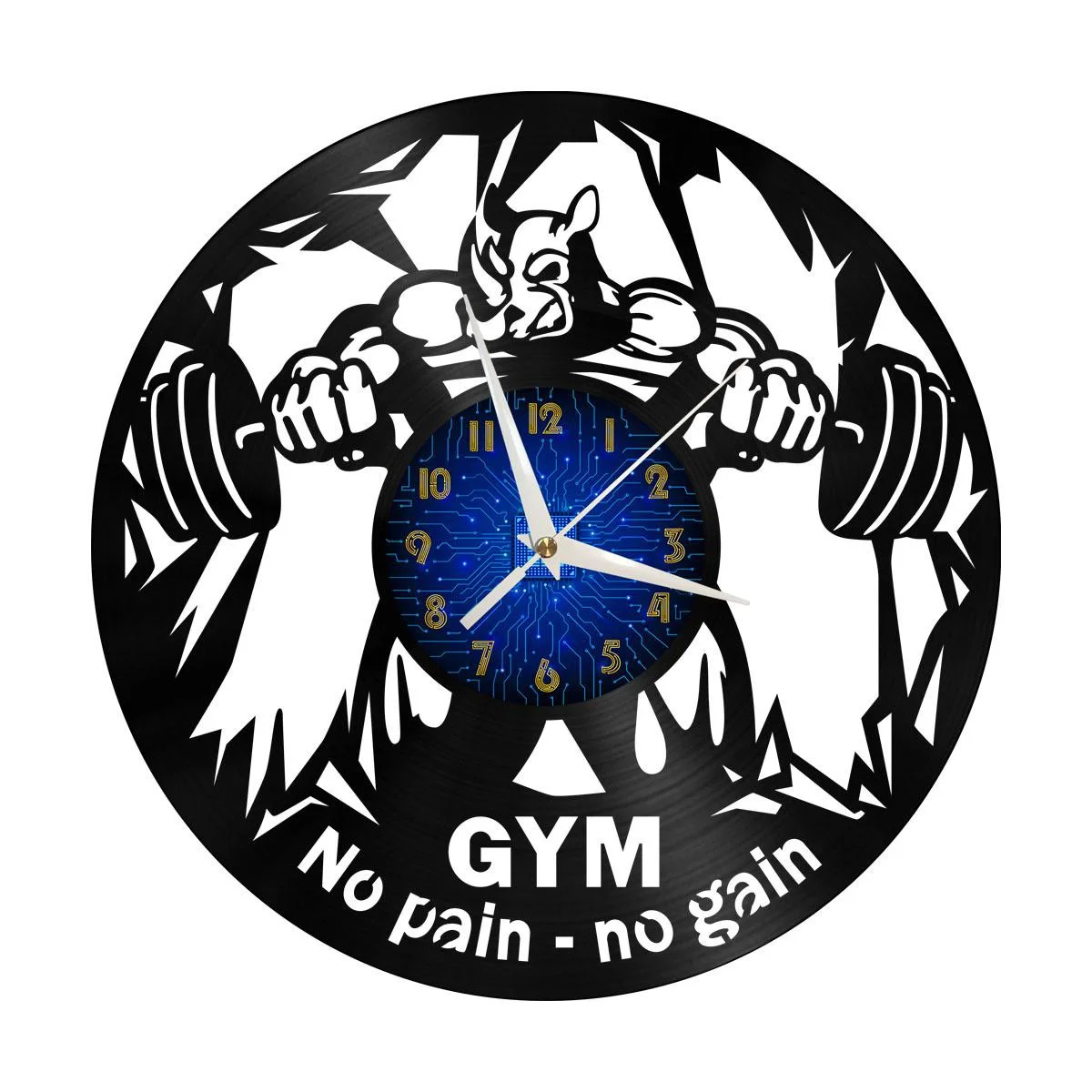 Fitness Moment 3 Vinyl Wall Clock, Vinyl Record Clock Wall Art Silent & Non-ticking
Fitness Moment 3 Vinyl Wall Clock, Vinyl Record Clock Wall Art Silent & Non-ticking