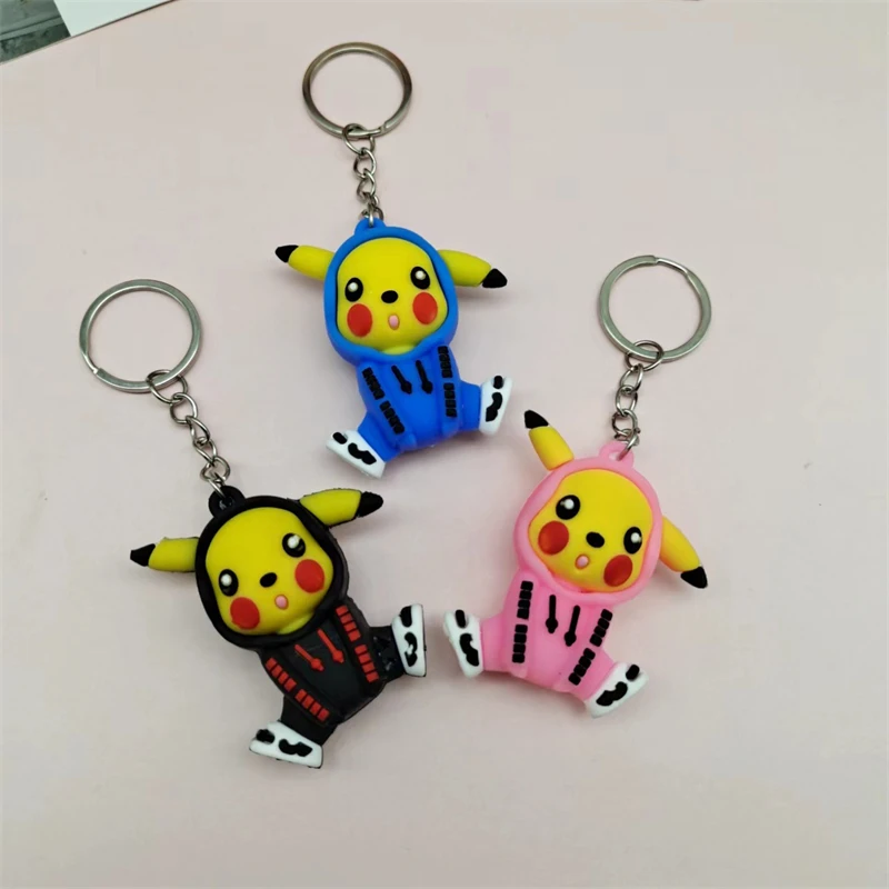 Cartoon Pokemon Pikachu Keychain Cute Creative Doll Bag Pendant Car Keychain Anime Figure Toys Gifts Kids Fashion Accessories
Cartoon Pokemon Pikachu Keychain Cute Creative Doll Bag Pendant Car Keychain Anime Figure Toys Gifts Kids Fashion Accessories
