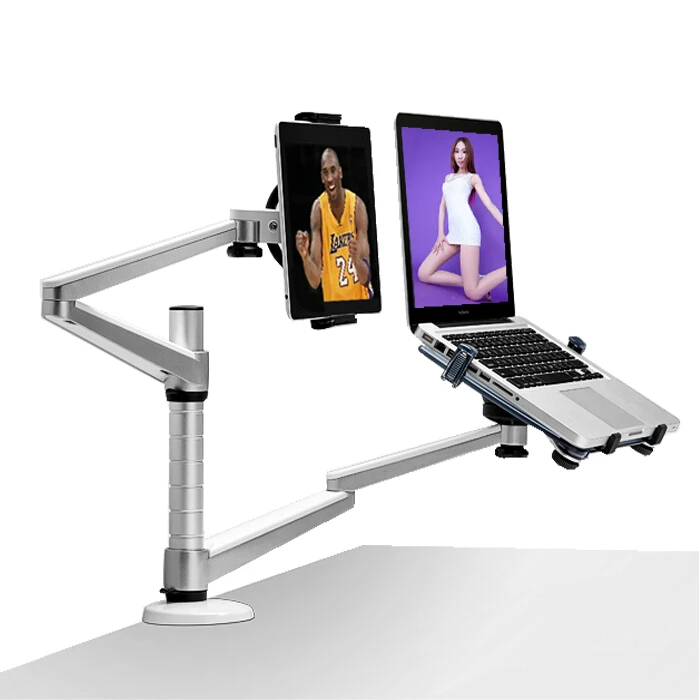 OA-9X Desktop Clamping Full Motion Dual Arm Laptop Holder For All Notebook 10-15 inch and All Tablet PC 7-10 inch
OA-9X Desktop Clamping Full Motion Dual Arm Laptop Holder For All Notebook 10-15 inch and All Tablet PC 7-10 inch