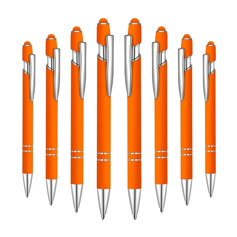 NEW-8 Pieces Ballpoint Pens With Stylus Tips Contact Screen Stylus Pens Rubberized Contact Ballpoint Pen Metal Writing Pens
NEW-8 Pieces Ballpoint Pens With Stylus Tips Contact Screen Stylus Pens Rubberized Contact Ballpoint Pen Metal Writing Pens