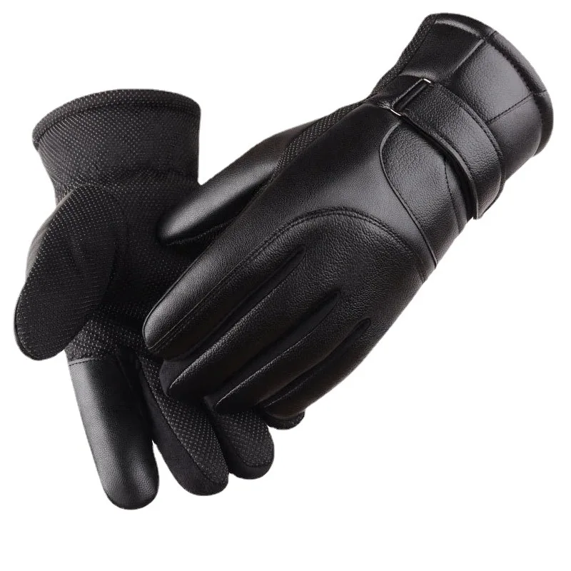 Men and Women Touch Screen Leather Gloves with Velvet and Thickening Autumn and Winter Cold Protection Motorcycle Cotton Gloves
Men and Women Touch Screen Leather Gloves with Velvet and Thickening Autumn and Winter Cold Protection Motorcycle Cotton Gloves