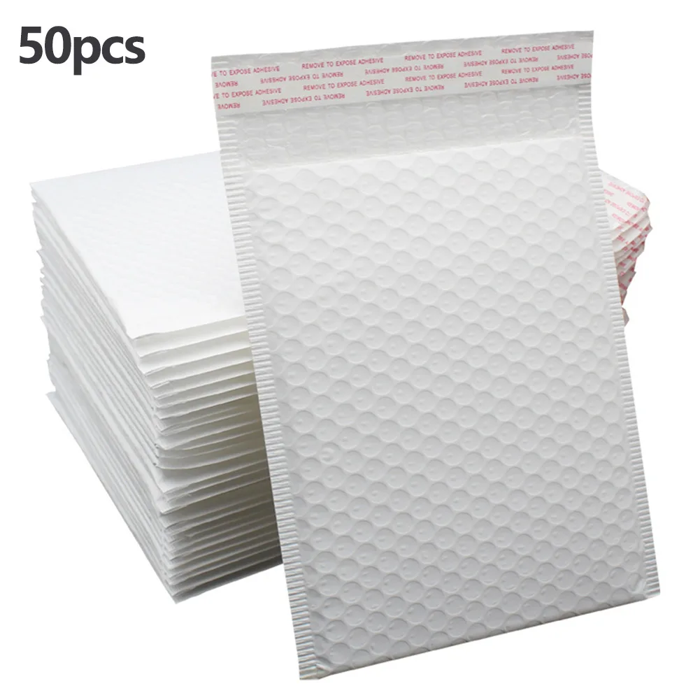 Bubble Bags White PE Film Padded Envelopes 11x11cm/12x18cm/15x25cm/20x25cm/22x26cm Self-adhesive Mailer Bags
Bubble Bags White PE Film Padded Envelopes 11x11cm/12x18cm/15x25cm/20x25cm/22x26cm Self-adhesive Mailer Bags