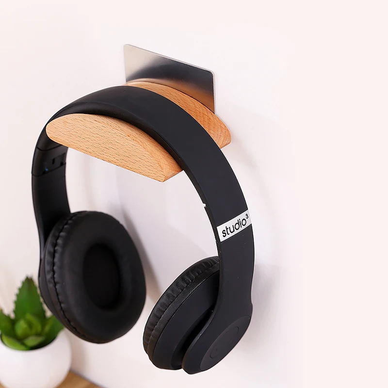 Wood Headphone Hanger Holder Wall Mount, Headset Hook Under Desk, Universal Adhesive Stand for Headphones, Earphones, Cables
Wood Headphone Hanger Holder Wall Mount, Headset Hook Under Desk, Universal Adhesive Stand for Headphones, Earphones, Cables