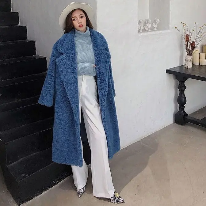 Elegant Faux Fur Women Coat 2022 New Winter Fashion Casual Warm Female Lamb Fur Soft Overcoat Pocket Casual Outerwear F10
Elegant Faux Fur Women Coat 2022 New Winter Fashion Casual Warm Female Lamb Fur Soft Overcoat Pocket Casual Outerwear F10