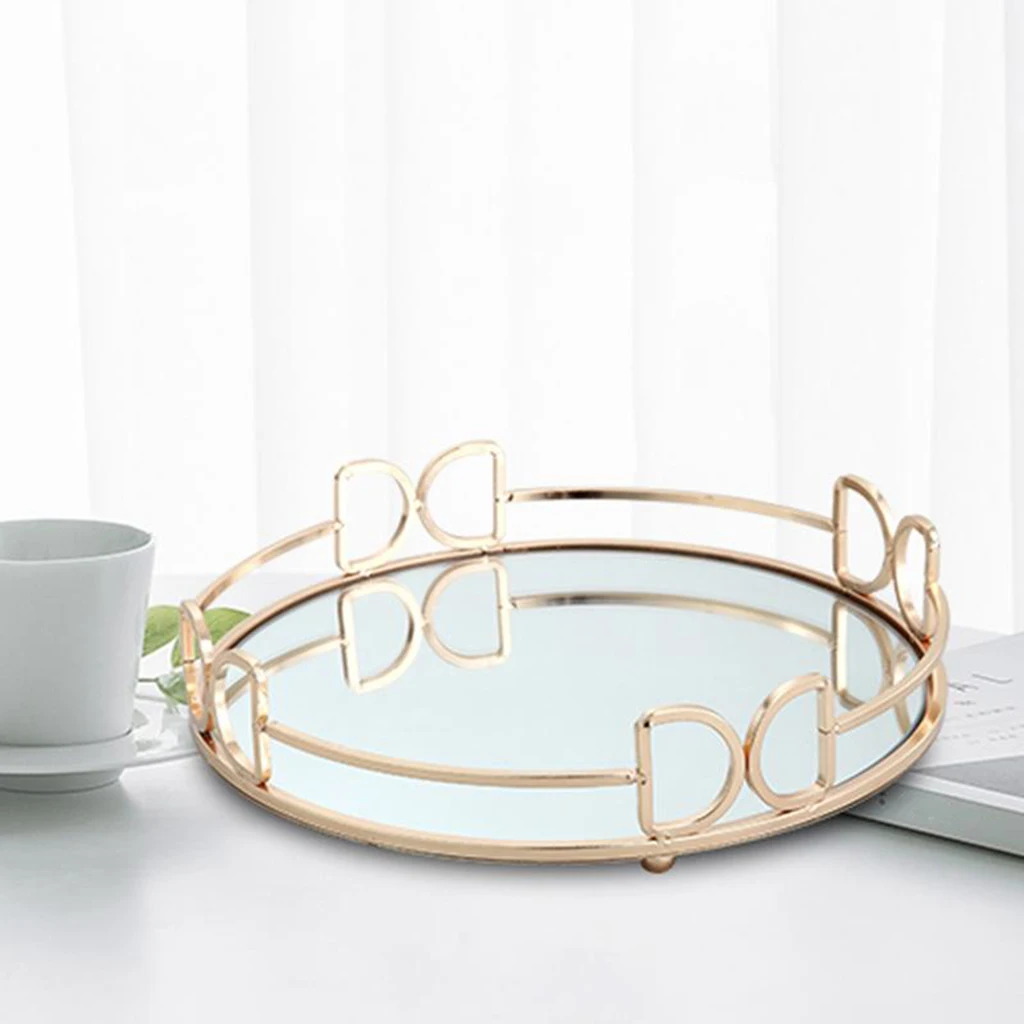 Round Plate Mirror Decorative Cosmetics Candle Coffee Table Serving Vanity Tray Jewelry Perfume Organizer for All Occasions
Round Plate Mirror Decorative Cosmetics Candle Coffee Table Serving Vanity Tray Jewelry Perfume Organizer for All Occasions