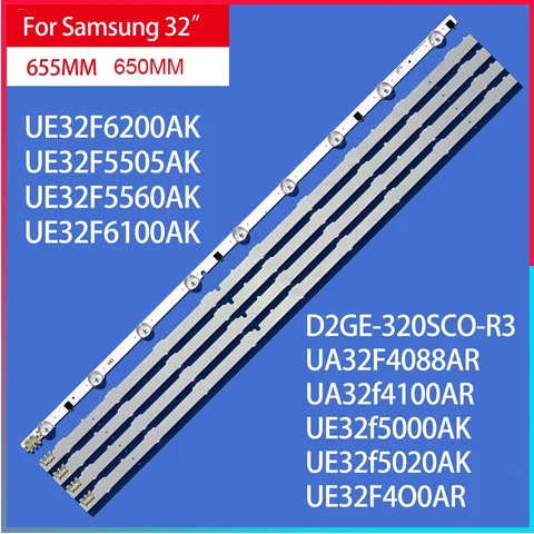 Новинка, Светодиодная лента для подсветки экрана Samsung UE32F5020AK 2013SVS32H, 32-дюймовые Сменные панели для телевизора