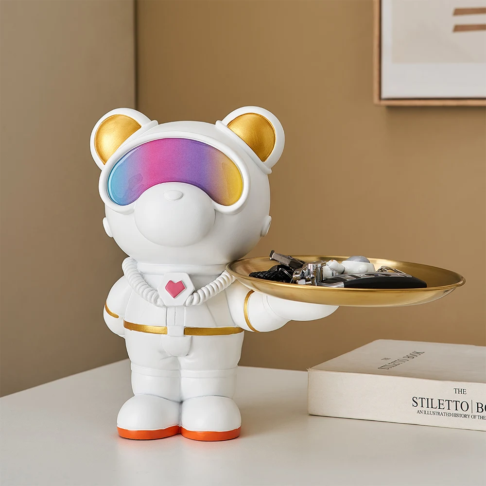 Home Accessories For Living Room Decoration Resin Statues Modern Bear Model Sculpture Abstract Office Desk Decor Storage For Key
Home Accessories For Living Room Decoration Resin Statues Modern Bear Model Sculpture Abstract Office Desk Decor Storage For Key