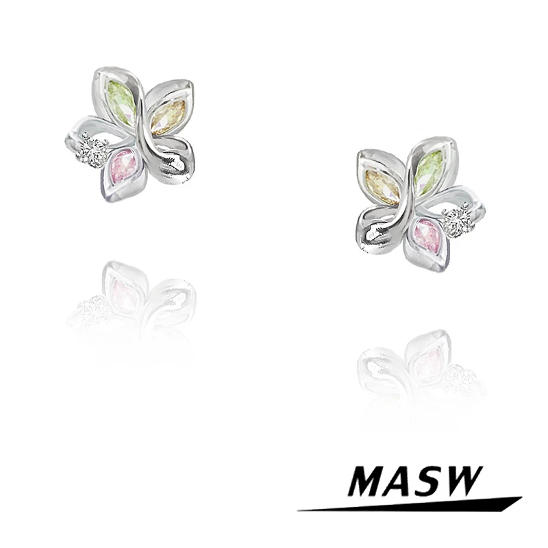MASW Original Design Flower Earrings For Women Spring Summer Style High Quality Copper Metal Zircon Earrings Jewelry Gift
MASW Original Design Flower Earrings For Women Spring Summer Style High Quality Copper Metal Zircon Earrings Jewelry Gift