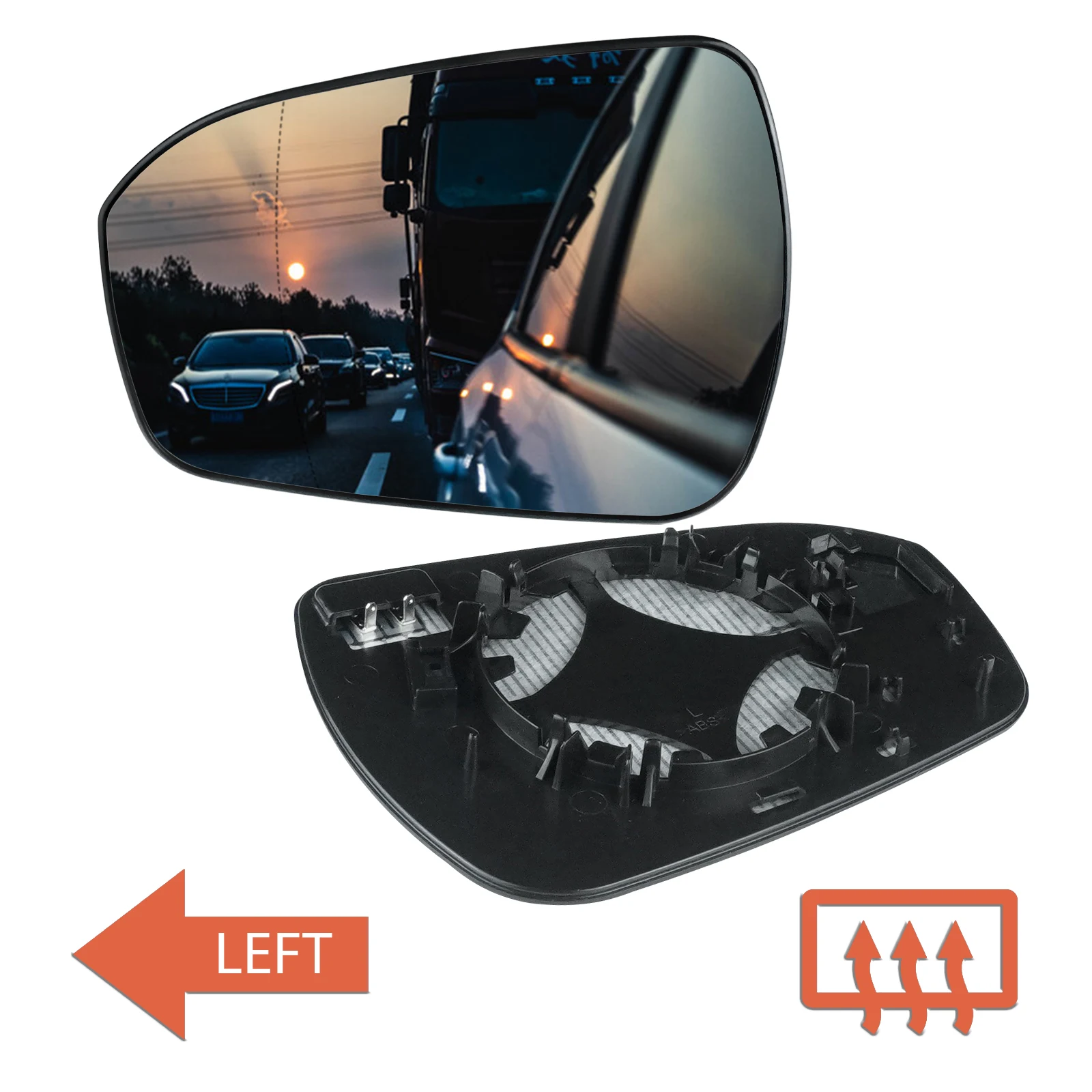 Дверное зеркало с подогревом, стекло выпуклое левое боковое N/S для Ford Mondeo MK5 2014-2022
Дверное зеркало с подогревом, стекло выпуклое левое боковое N/S для Ford Mondeo MK5 2014-2022