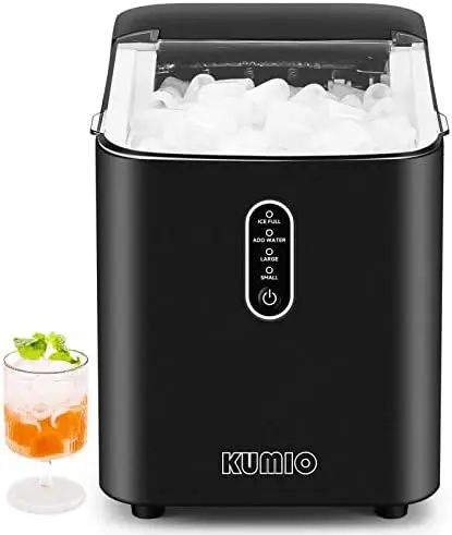 Ice Makers Countertop, Portable Ice Maker with Self-Cleaning, 8 Cubes/9 Mins, 26.5Lbs/24Hrs, Ice Machine with Scoop and Basket,
Ice Makers Countertop, Portable Ice Maker with Self-Cleaning, 8 Cubes/9 Mins, 26.5Lbs/24Hrs, Ice Machine with Scoop and Basket,
