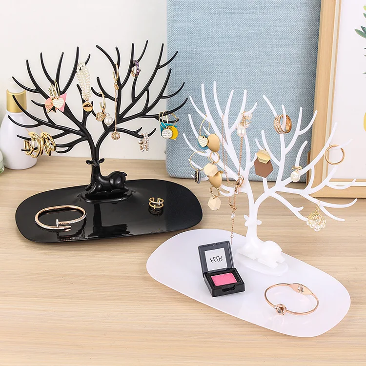 Deer Earrings Necklace Ring Pendant Bracelet Jewelry Display Stand Tray Tree Storage Racks Organizer Jewelry Shelf Holder
Deer Earrings Necklace Ring Pendant Bracelet Jewelry Display Stand Tray Tree Storage Racks Organizer Jewelry Shelf Holder