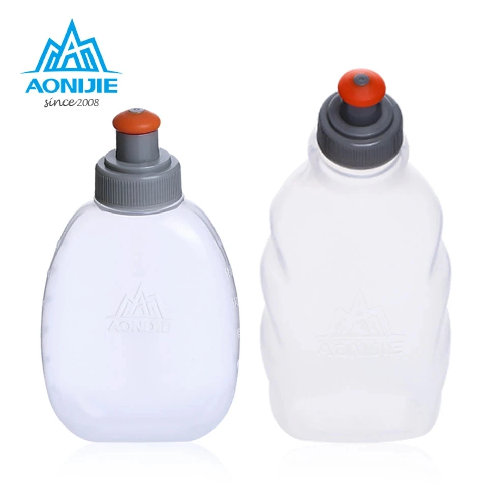 

AONIJIE 170ml 250ml Water Bottle Flask Storage Container BPA Free For Running Hydration Belt Backpack Waist Bag Vest Camping