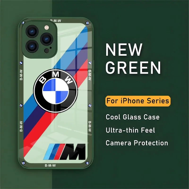 Sports Car Brand BMW Phone Case For Iphone 14 13 12 11 Pro Max X XS XR 7 8 Plus 2020 SE Metallic Paint Glass Mobile Phone Case
Sports Car Brand BMW Phone Case For Iphone 14 13 12 11 Pro Max X XS XR 7 8 Plus 2020 SE Metallic Paint Glass Mobile Phone Case